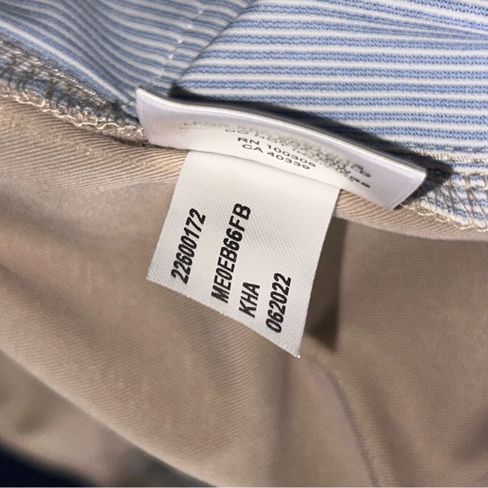 Peter Millar Golf Pants Casual Chino Men's 40x30 Flat Front Beige Khaki Tan 8524 - Picture 10 of 16